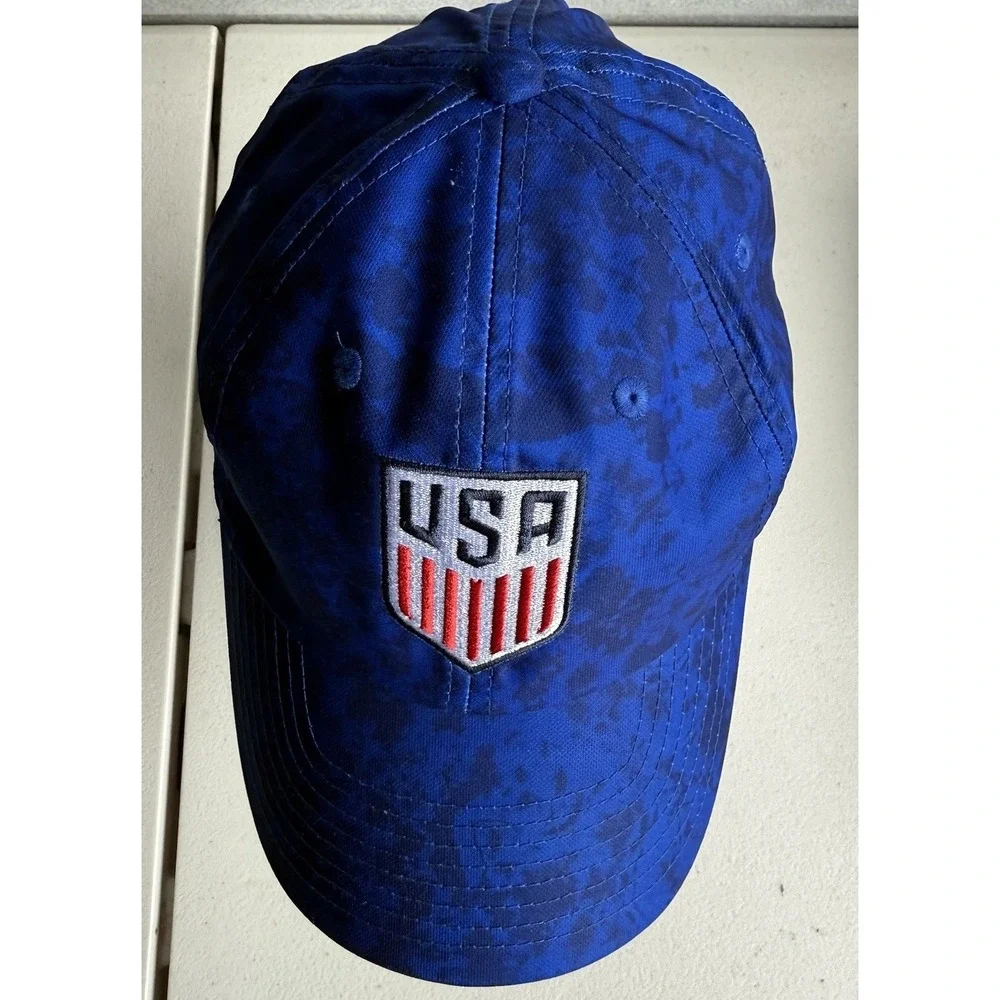 Nike USA Heritage86 Dri-Fit United‎ States Hat Cap Campus Blue Soccer Adjustable